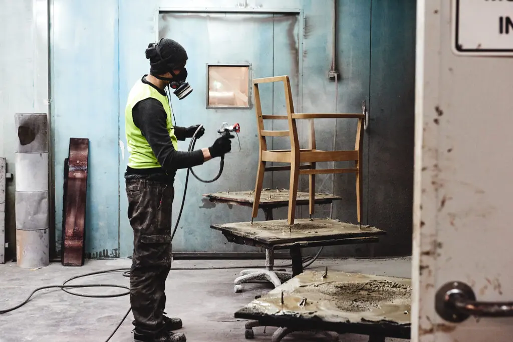 Antimicrobial coating for furniture
