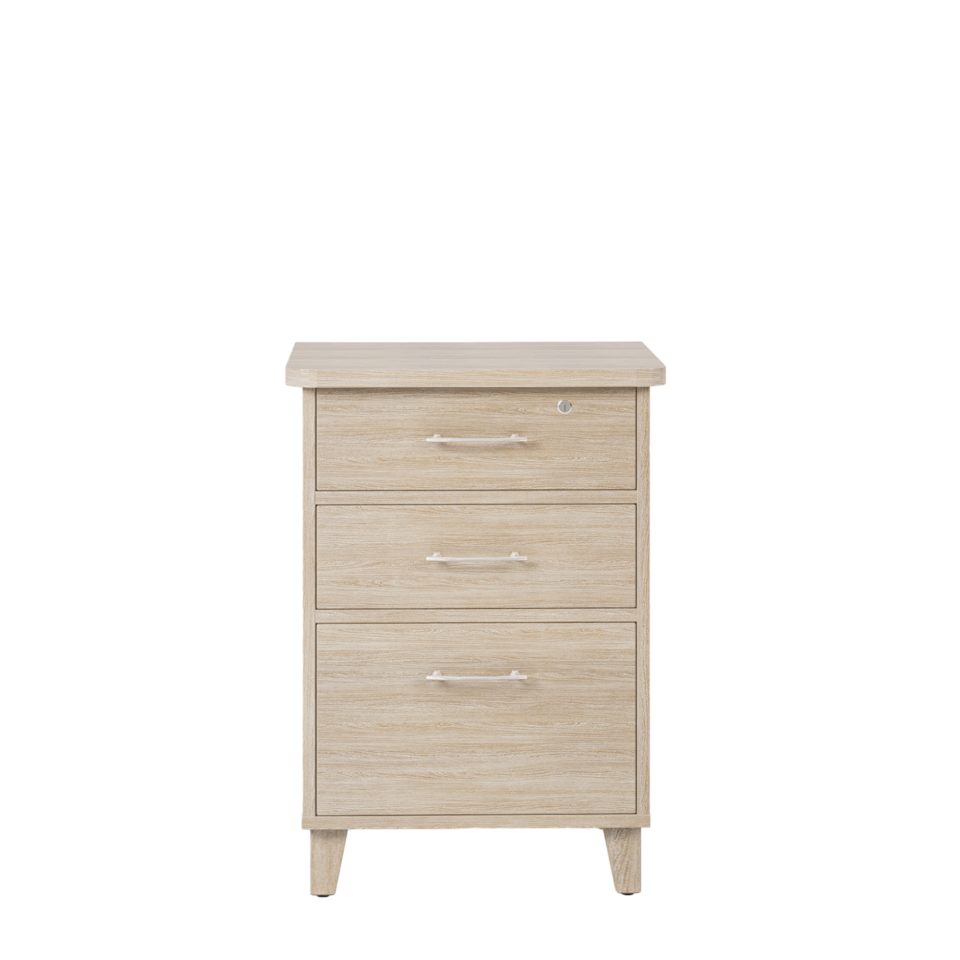 Serene 3 Drawer Bedside