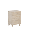 Serene 3 Drawer Bedside