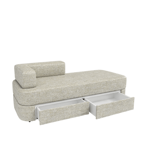 Colo Chaise Lounge with Drawers