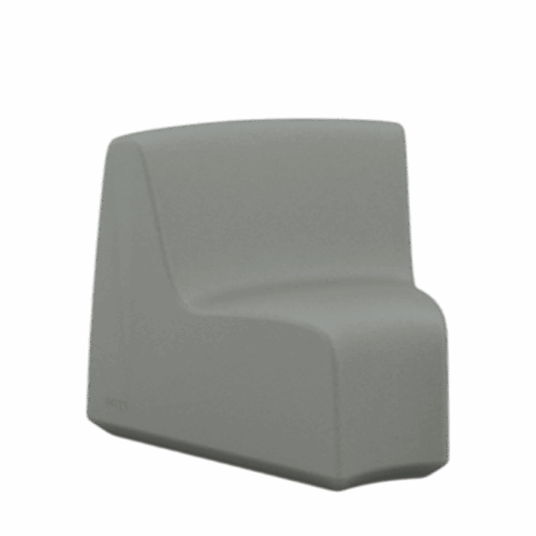 Ryno Modular Curved Chair (Narrow Front)