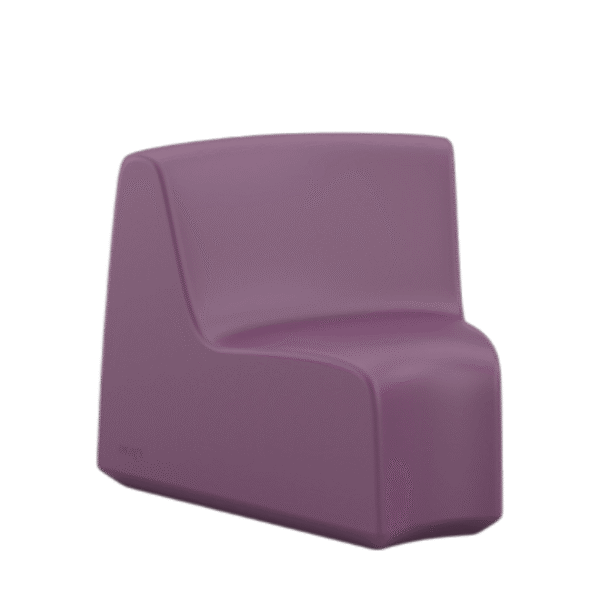 Ryno Modular Curved Chair (Narrow Front)