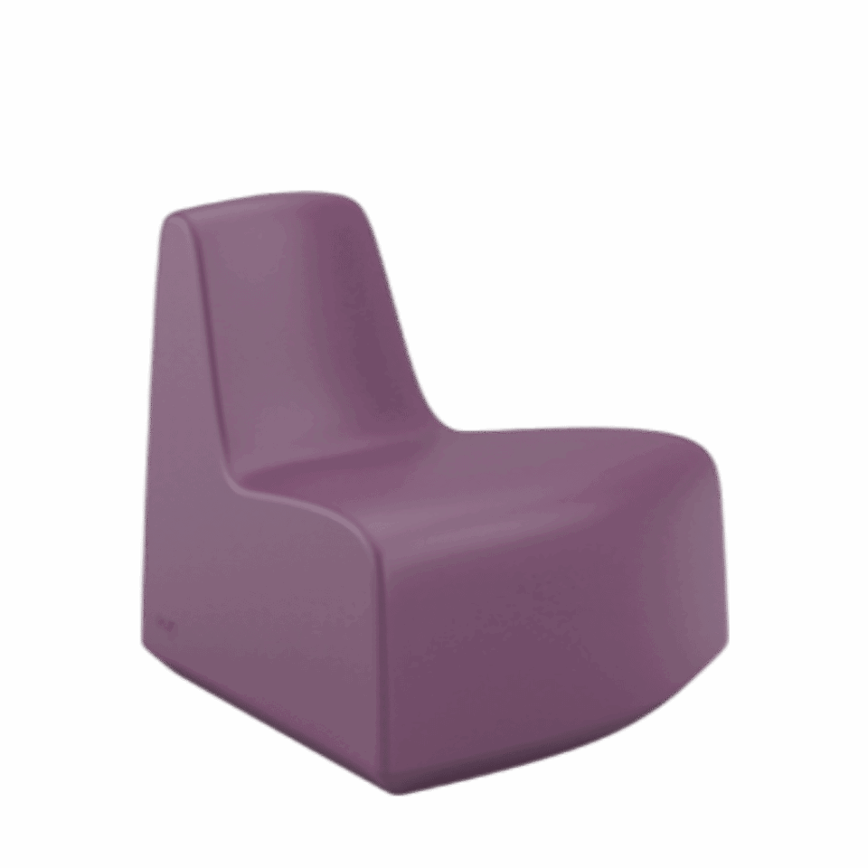 Ryno Modular Curved Chair (Wide Front)