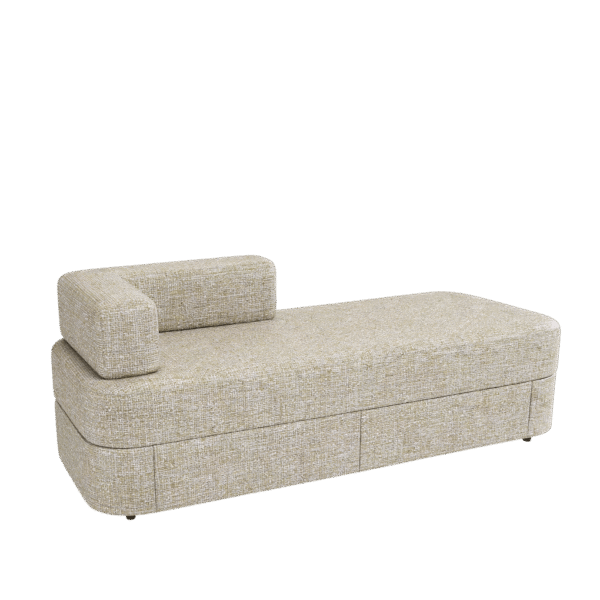 Colo Chaise Lounge with Drawers